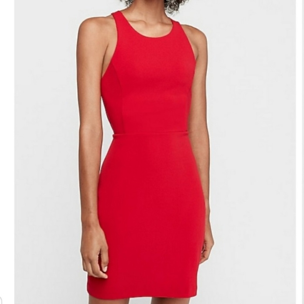 NWT Express Red Bodycon Dress